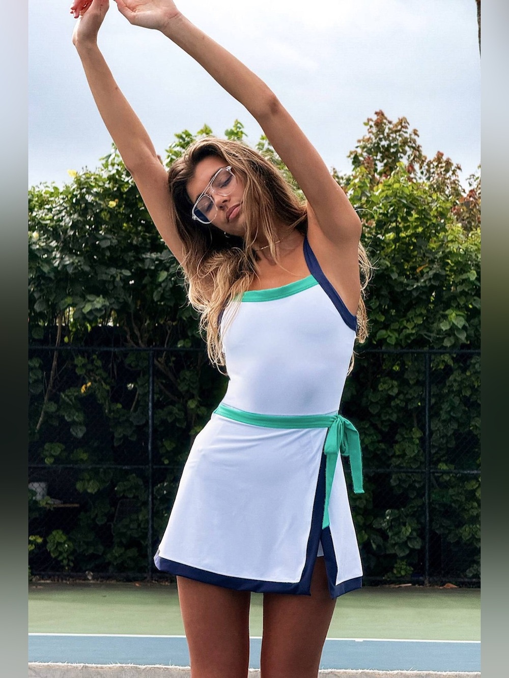 NWT Beach Riot Prim Twilight Tides Colorblock Tennis Pickleball Dress Sz M